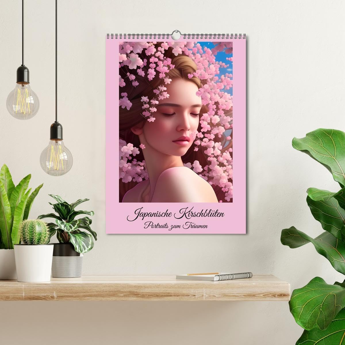 Japanese cherry blossoms - portraits for dreaming, US-Version (Wall Calendar 2026 DIN A3 Portrait), CALVENDO 12 Month Wall Calendar