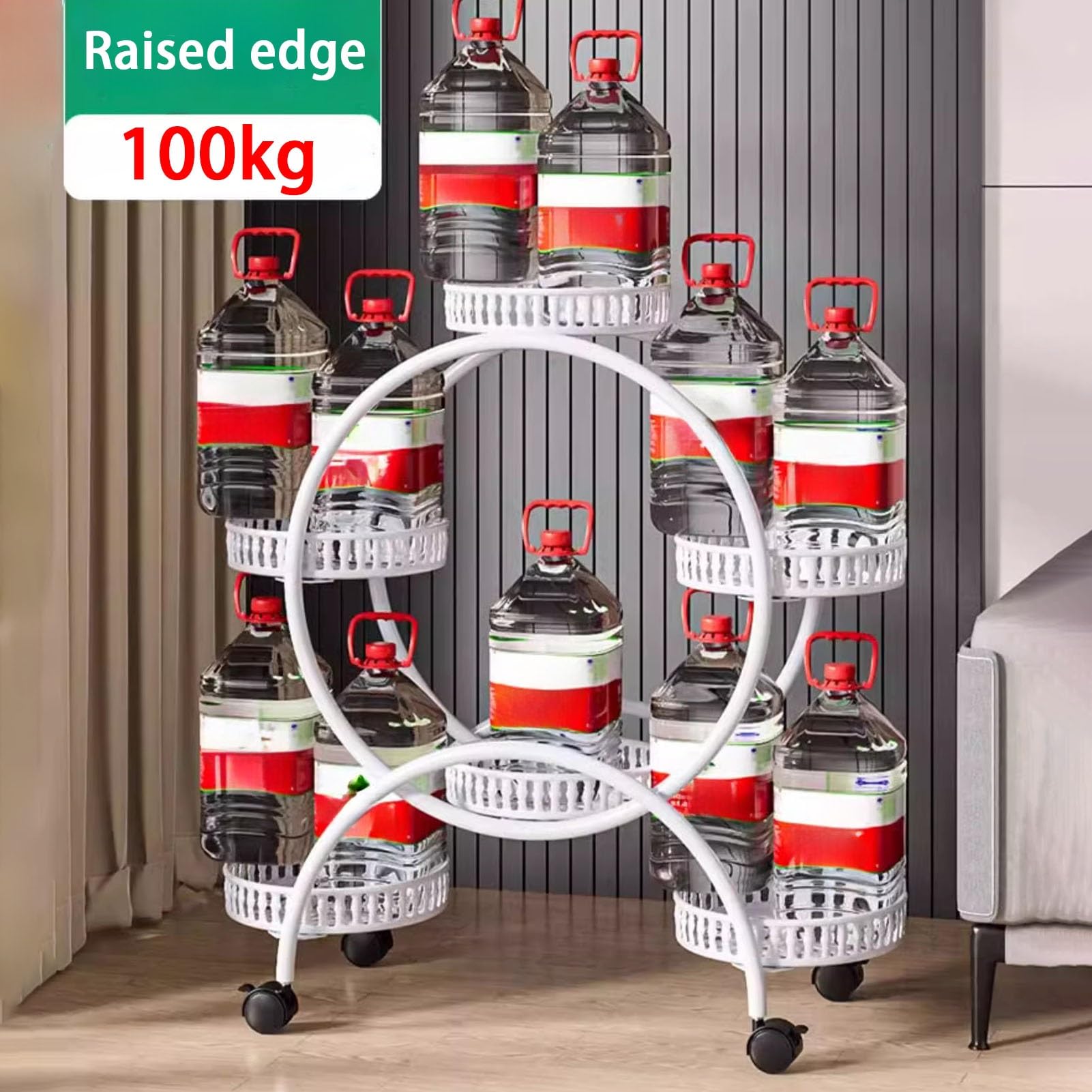 Présentoir à Plantes Mobile Acier Galvanisé Étagère à Roulettes Pour Jardin Serre Anthracite 100cm – ComfortXL Outdoor Living - Gamm Vert