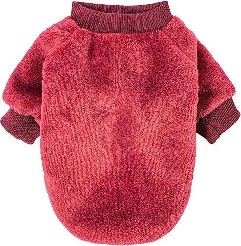 Miniatura 54 de FabriCastle Suéter para perro, paquete de 3 prendas para perros y gatos, chaquetas ultrasuaves y cálidas para mascotas XXS XS para perros pequeños