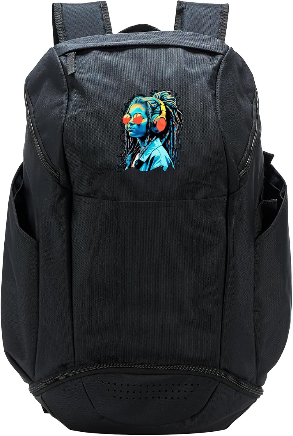 Girl Listening Music Retro Vintage Musician Music Lover Sport Backpack
