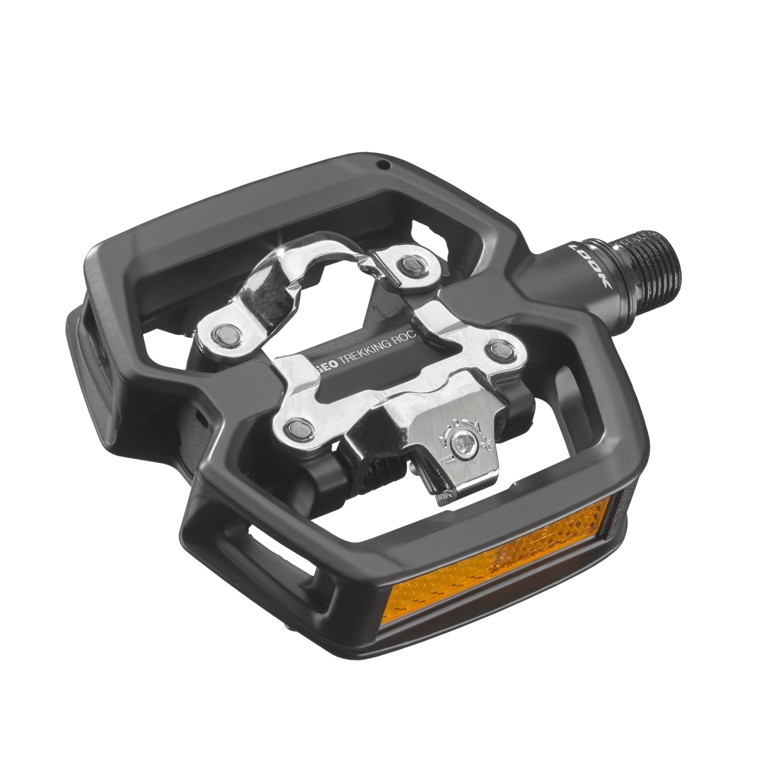 Image secondaire de LOOK Cycle - Pédales de Vélo GEO Trekking Roc Vision - Pédales Hybrides Ultra-Robustes en Aluminium - 1 Face Automatique, 1 Face