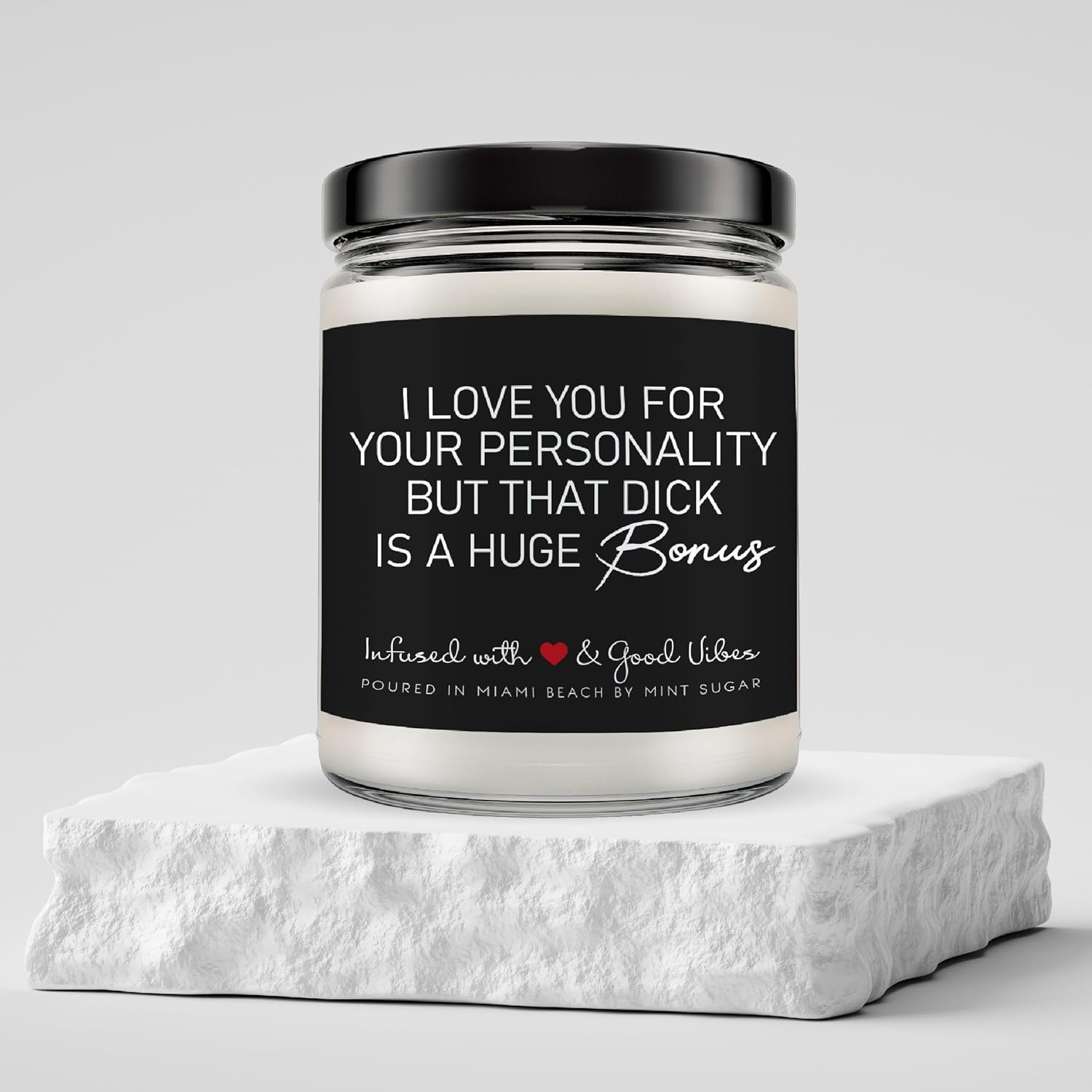 Candle Gifts for Men Funny, Boyfriend Candle, Made in USA, 9 oz, Funny Valentines Gifts for Boyfriend, Naughty Candles by Mint Sugar Candle Company - Image 6