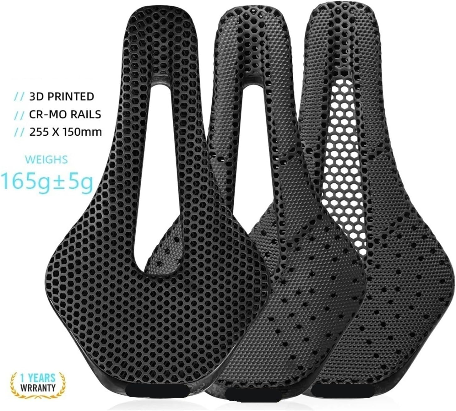 3D Printed Ultralight Carbon Fiber Hollow Bike Saddle Comfortable Breathable MTB Gravel Road Bicycle Cycling Seating Parts