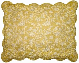C&F Home Yellow Toile Standard Sham Standard Sham Yellow