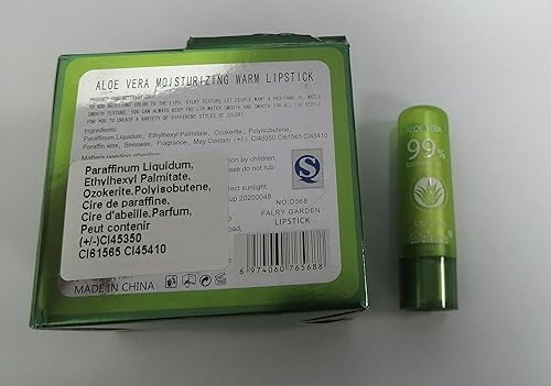 Miniatura 3 de DuoZeng 5 lápices labiales de aloe vera, cambio de color para mujeres, de larga duración, hidratante, brillo labial, cuidado de labios, bálsamo