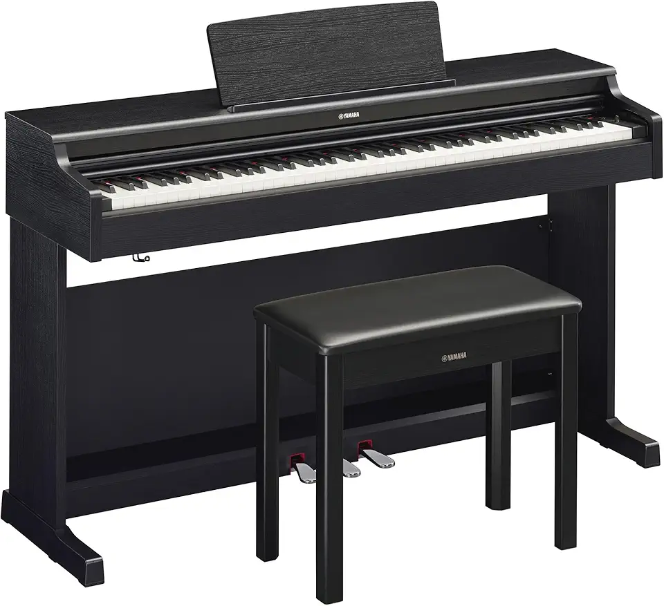 Piano Digital Yamaha Arius YDP-165 - Preto