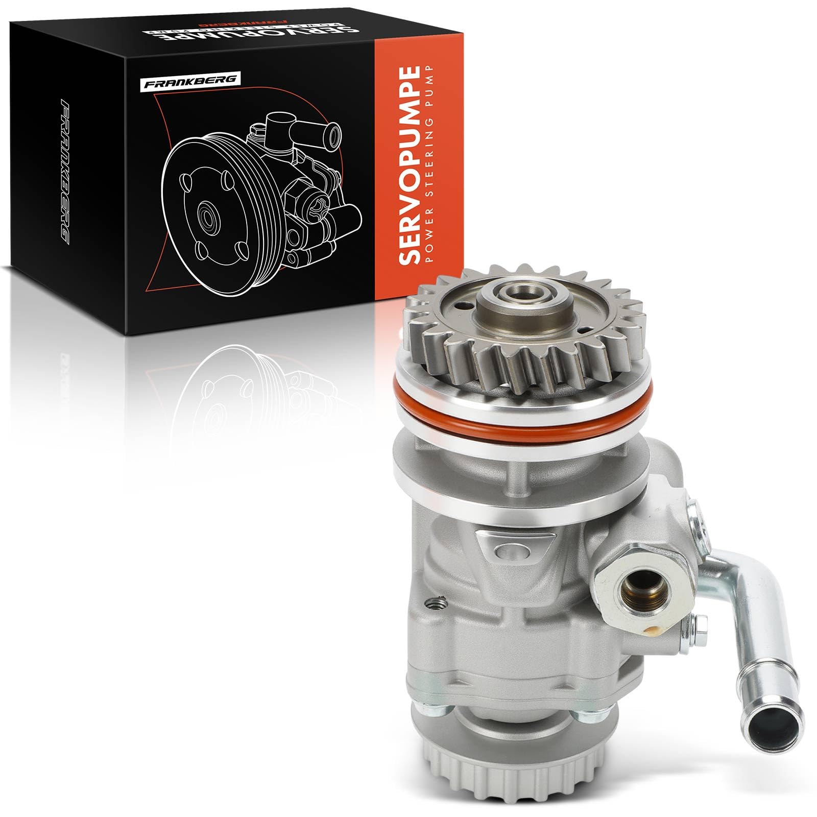 Frankberg Bomba de dirección asistida Compatible con Multiva.n V 7EF 7EM 7EN 7HF 7HM 7HN Transporter V Bus 7EB 7EJ 7HB 7HJ T.o.u.a.r.e.g 7L6 7L7 7LA Transporter V Furgoneta 7EA 7EH 7HA 7HH 7L6422153A