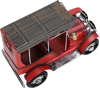 Modelo de carro antigo, acessórios de mesa enfeite de mesa de carro para sala de estar, bar, escritório e outros lugares