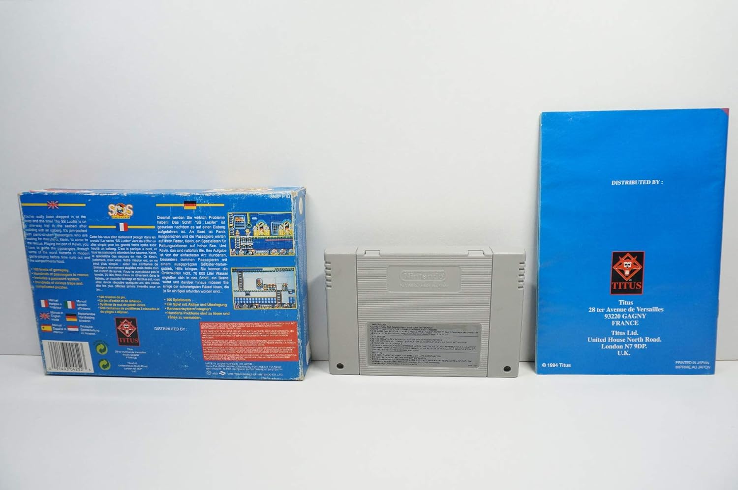 S.O.S Sink or Swim Super Nintendo SNES (Renewed)