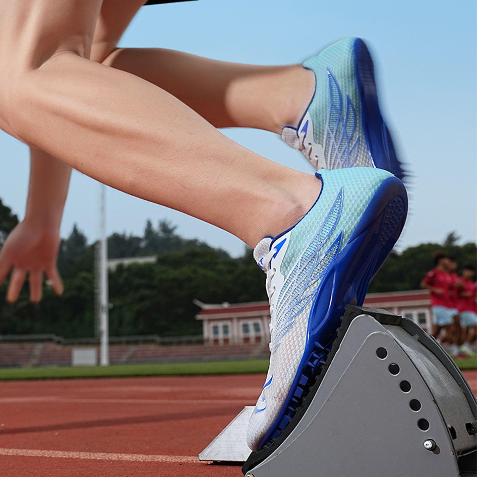 BLBK Spikes Atletismo de los hombres, 8 Uñas Unisex Zapatos de Atletismo, Juventud Spike Zapatos Atletismo