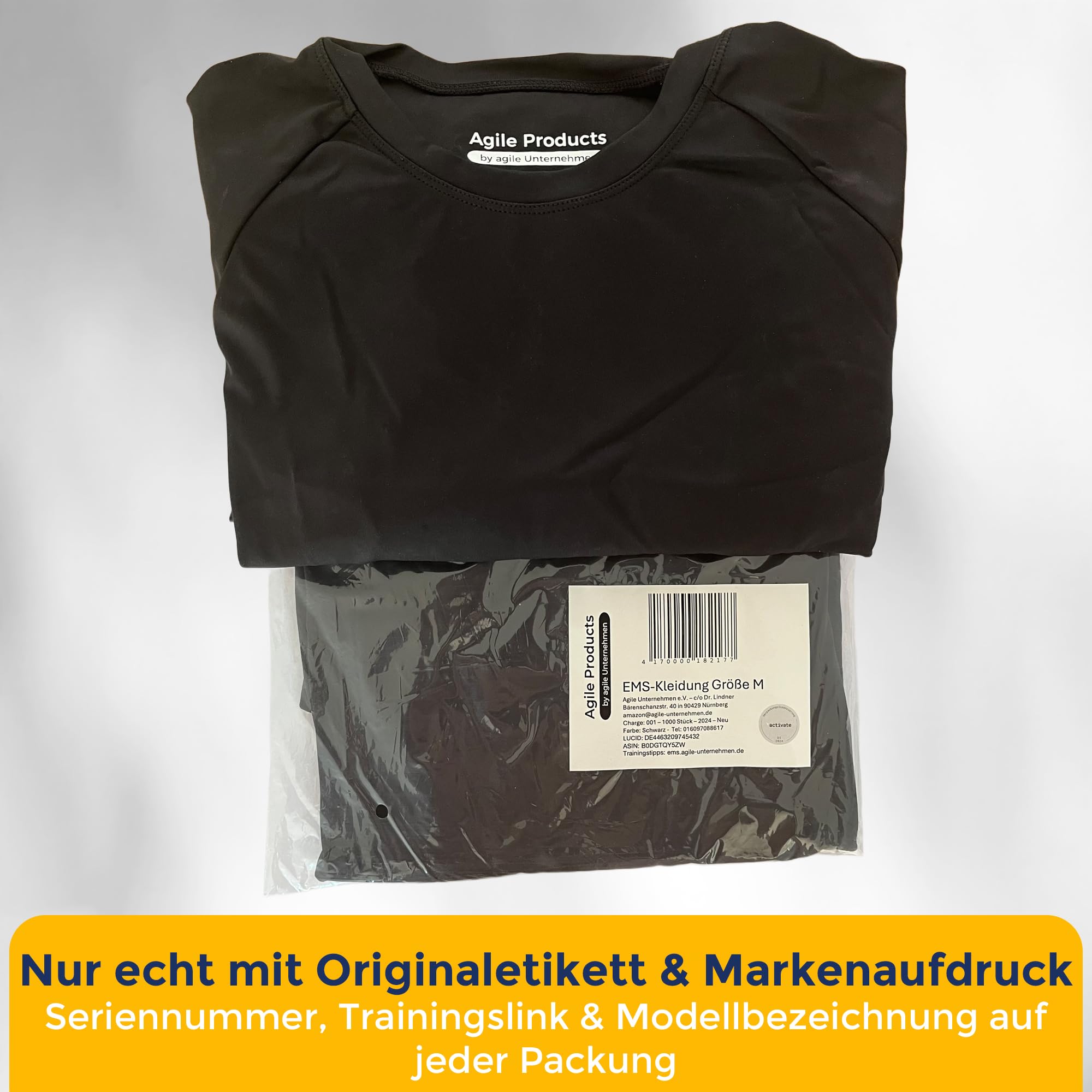 EMS Kleidung Set für Damen und Herren - innovatives und langlebiges EMS-Wäsche Set