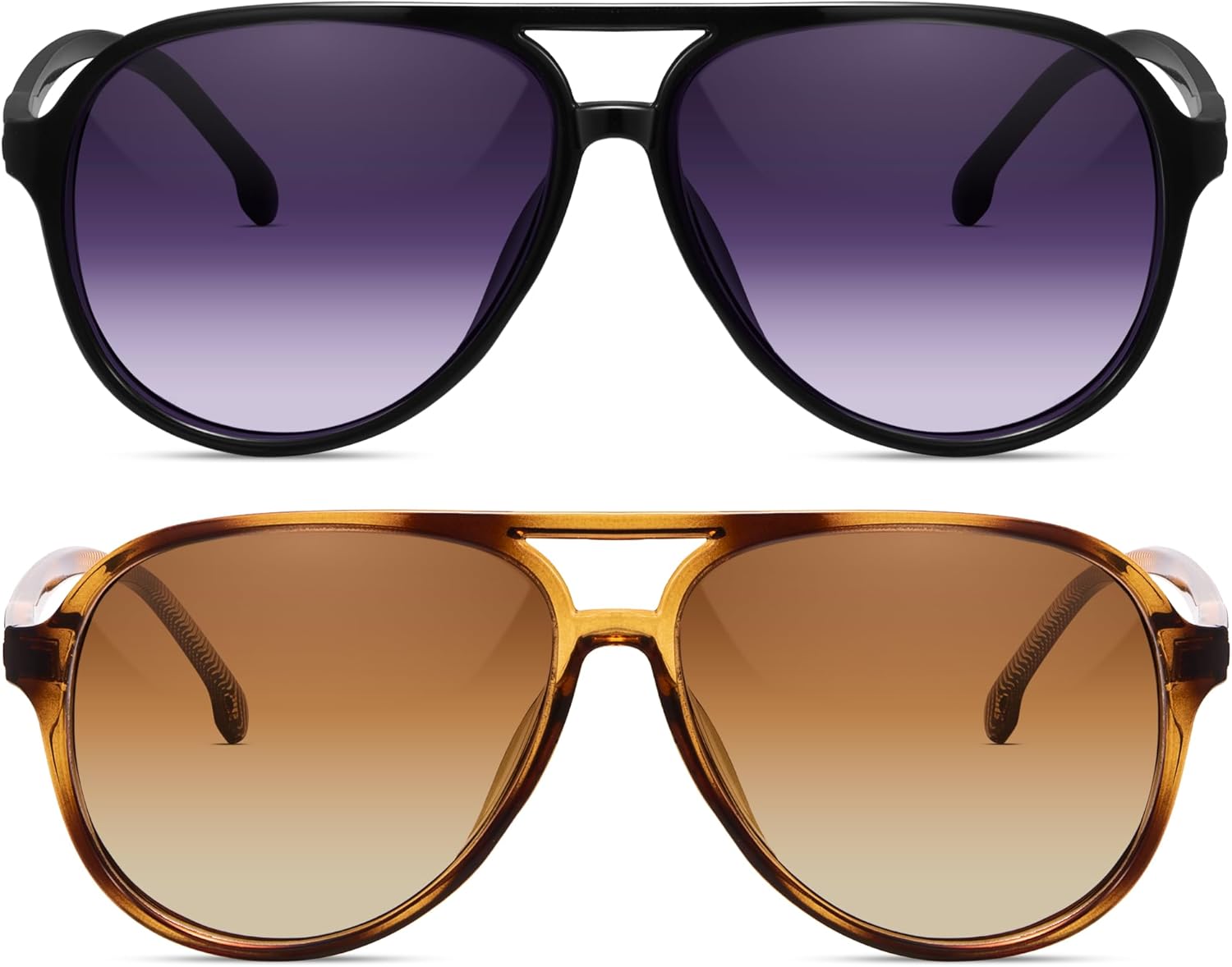 livho Trendy Polarized Aviator Sunglasses Women Men, Retro Sun Glasses for Women Men 2025, Oversized UV Protection Shades