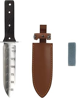 Sponsored Ad - FLORA GUARD Hori Hori, 12'' Garden Knife Gardening Trowels Weeder Tool with Stainless Steel Japanese Blade ...