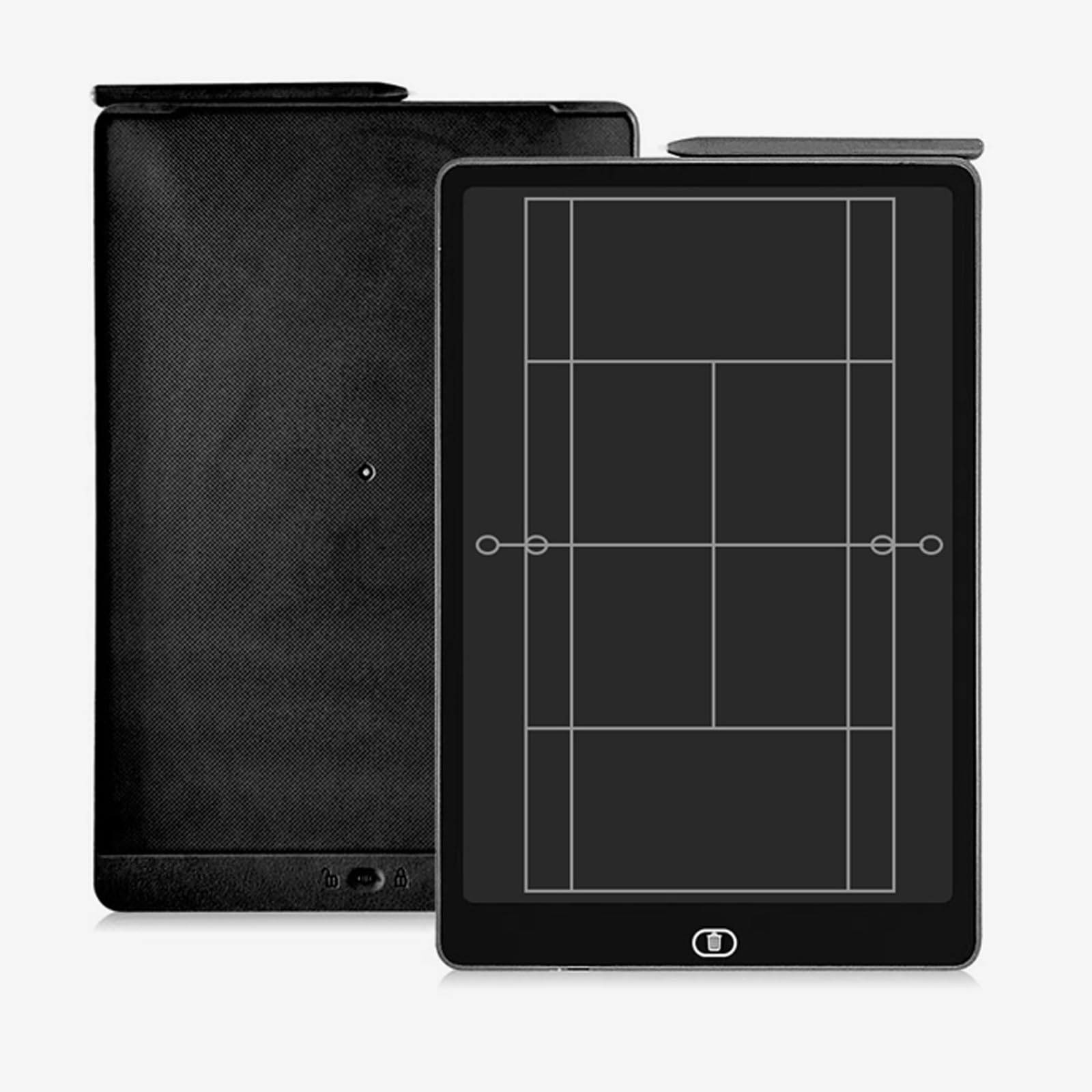Lavagna Coaches Pallavolo, Lavagna Elettronica LCD per Allenamento di Calcio, Cancellazione/Blocco con un Tocco, Sport Opzionali: Basket, Calcio, Pallavolo, Badminton, Tennis, Piscina(Tennis)