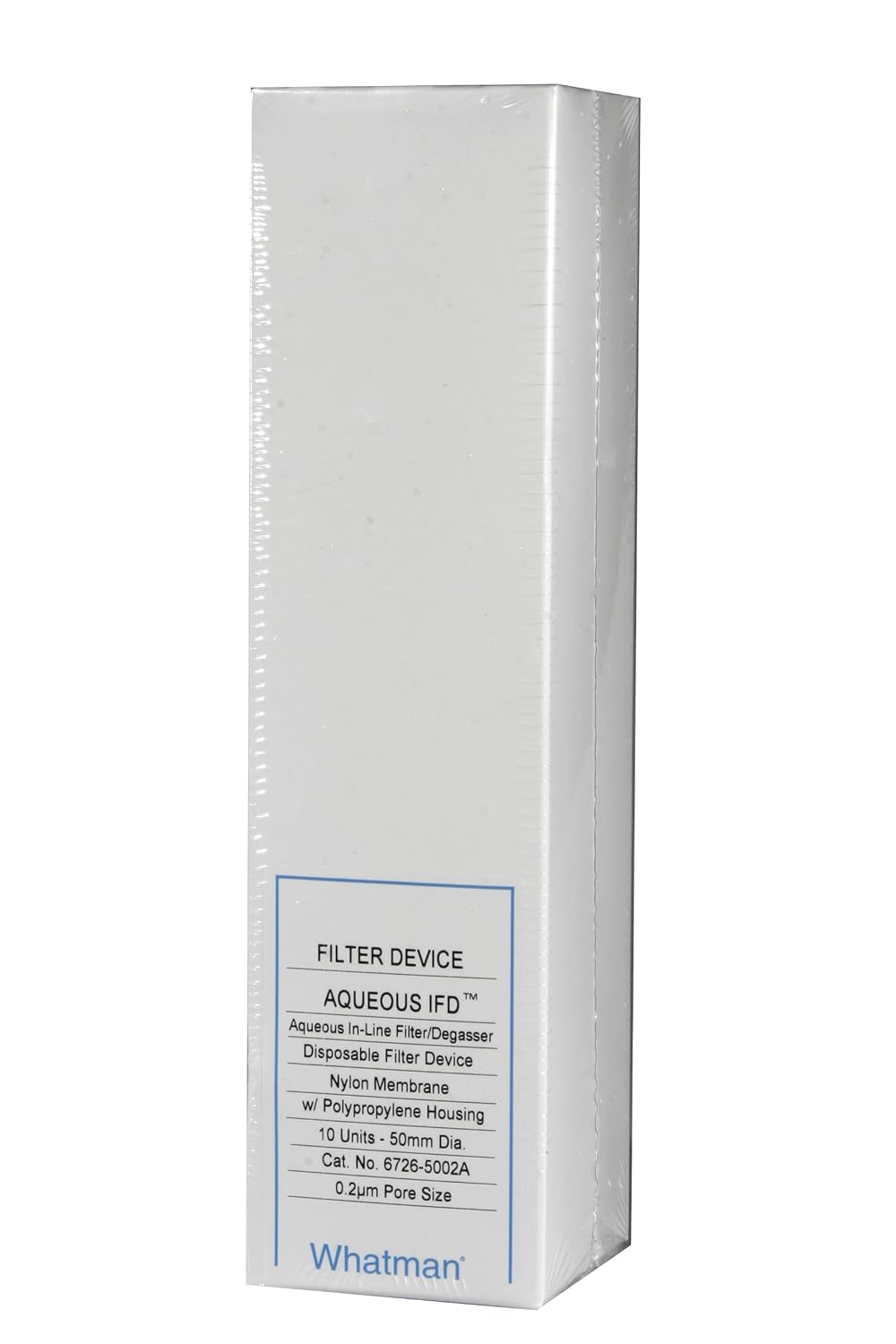 Whatman 6726-5002A Aqueous IFD Nylon In-line Filter, 42 psi Maximum Pressure, 0.2 Micron, 2.5mL/min Flow Rate, 50mm Diameter (Pack of 5)