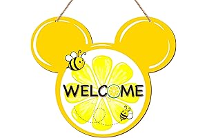 Attractive Mouse-Shaped Summer Welcome Sign