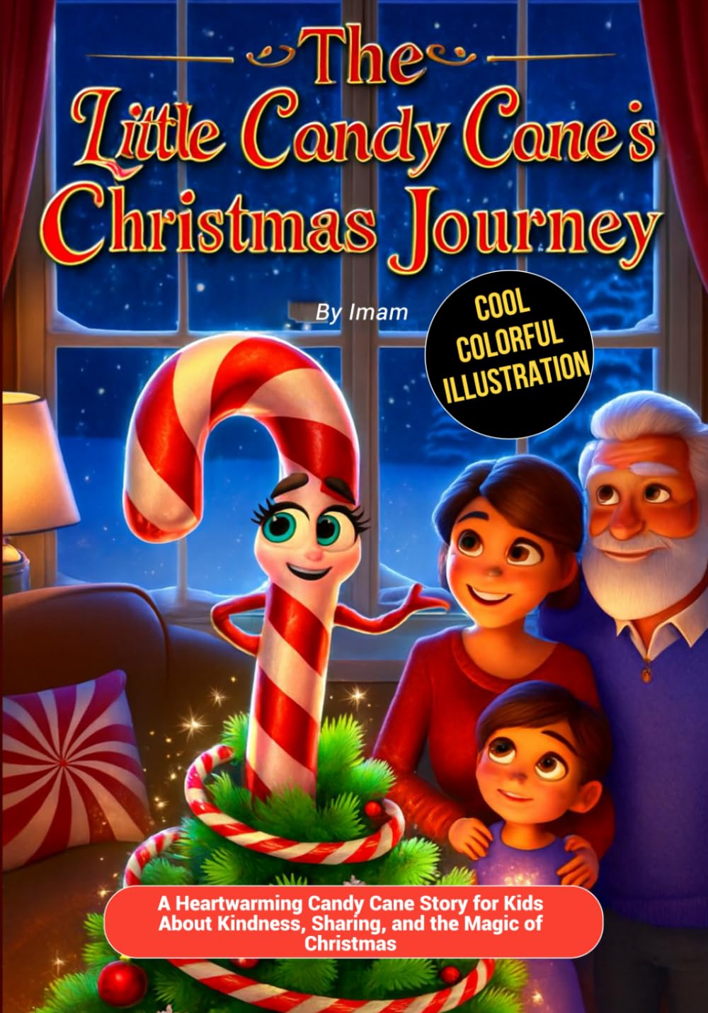 The Little Candy Cane’s Christmas Journey: A Heartwarming Candy Cane Story for Kids About Kindness, Sharing, and the Magic of Christmas: A Sweet Christmas Candy Cane Book for Children Ages 4–8