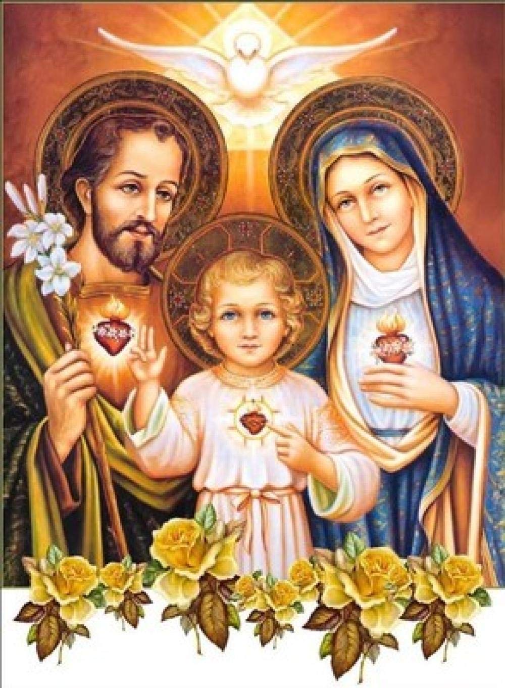 Broderie diamant 5D Christ Jésus peinture point de croix pour méditer