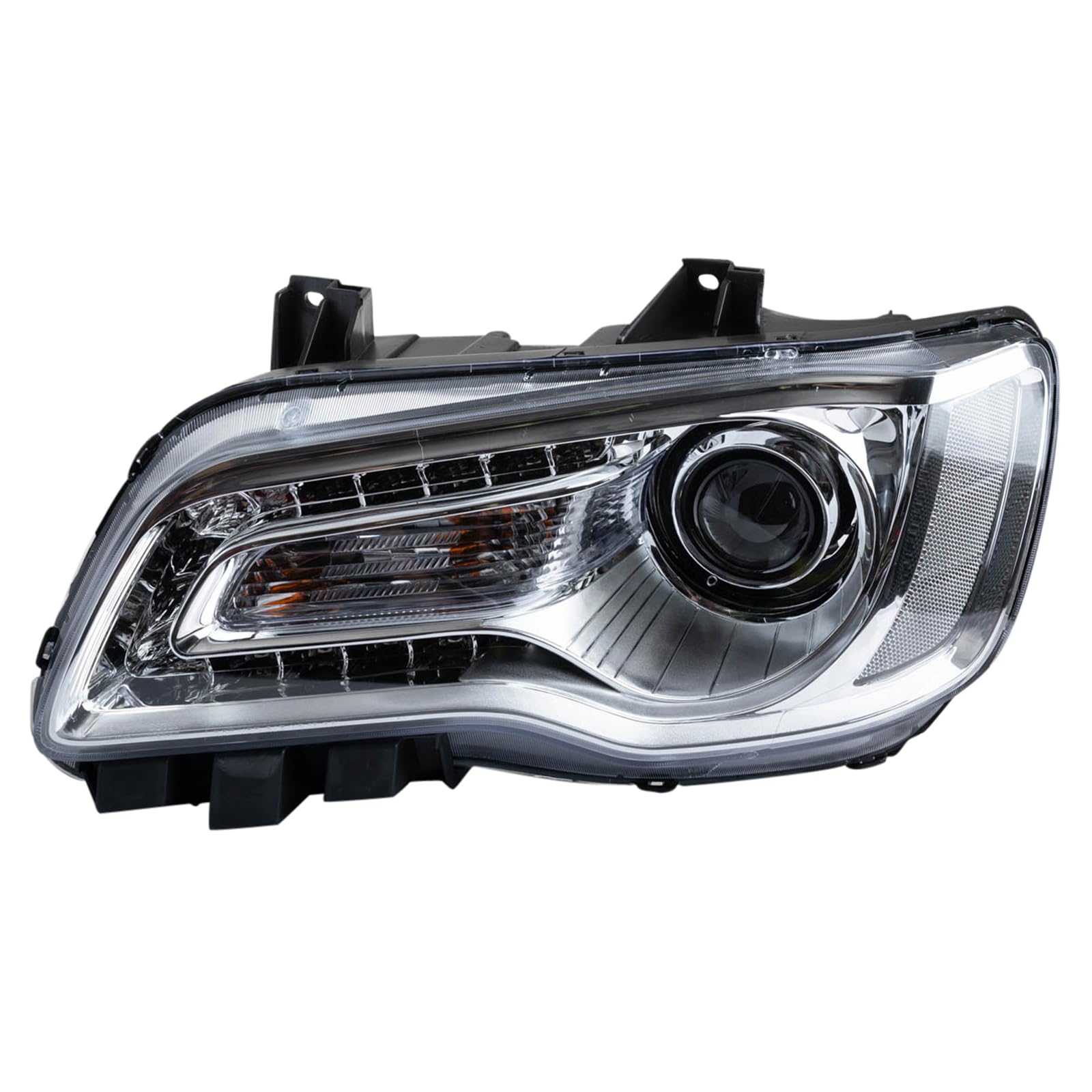 TRQ Driver Side Headlight Assembly Halogen Compatible with 2015-2017 Chrysler 300 CH2502268
