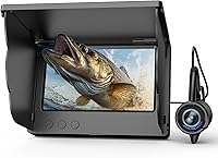 Eyoyo EF-04B Underwater Fishing Camera: 4.3" HD Screen, 5000mAh Battery, 12 IR Night Vision Lights, IP68 Waterproof for Ice, Boat & Kayak Fishing