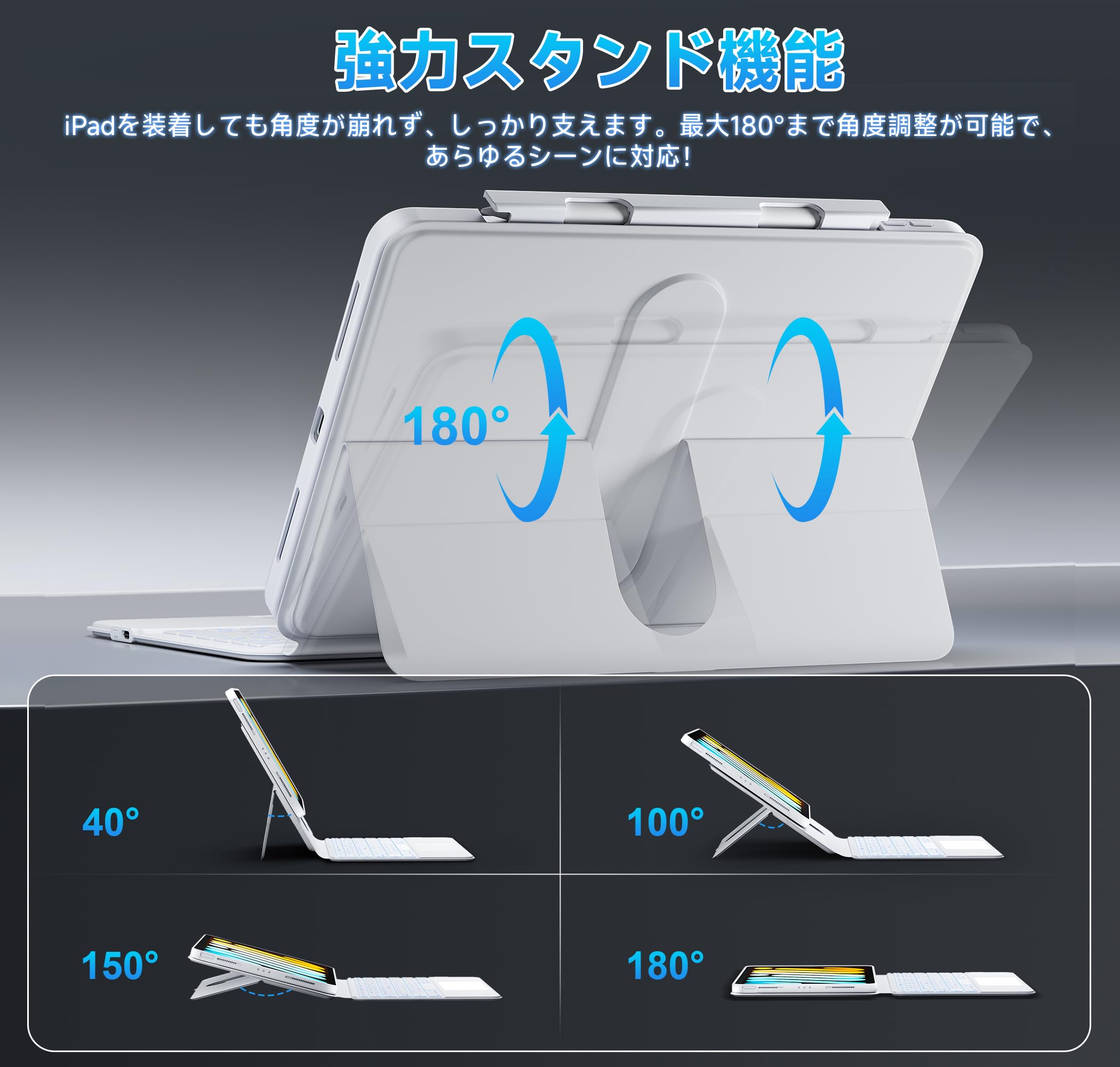 Amazon.co.jp: iPad キーボード ケース ipad Air 11インチ 第4/5/6/7/8