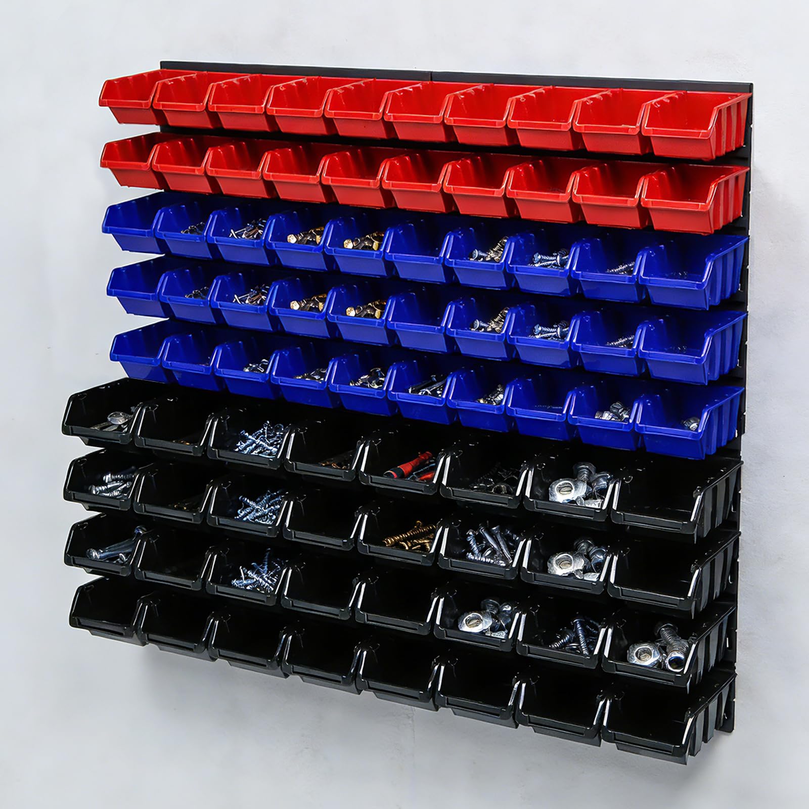Amazon.com: SAMRELAX 30 Pcs Wall Mounted Garage Storage Bins, Wall