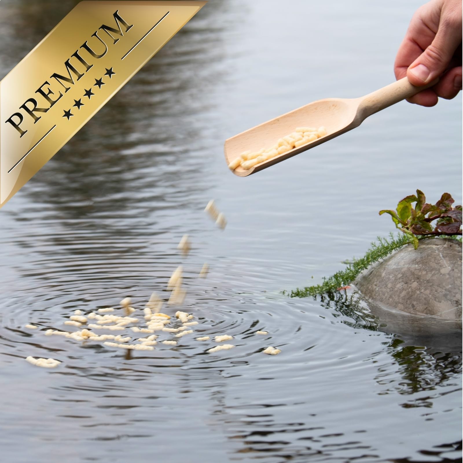 Lyra Pond® 2 x 40 L (6 kg) bâtonnets flottants pour Poissons de Bassin | Aliment flottant pour poissons de bassin | Digeste grâce au germe de blé | Composition adaptée aux poissons
