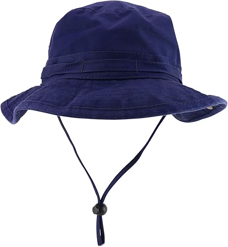 Miniatura 6 de Sombrero de caza de cubo lavado de sarga de algodón con correa de barbilla