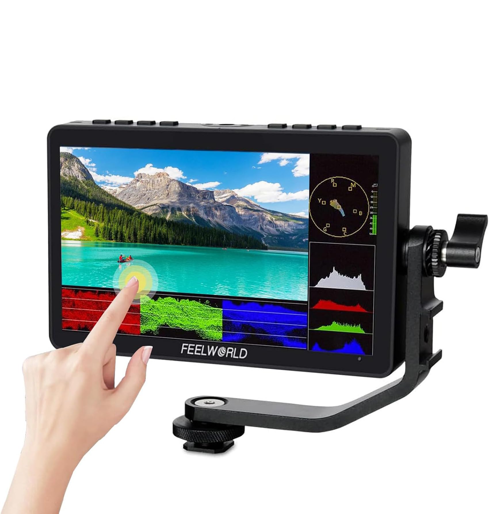 FEELWORLD F5 Pro V4 6- Inch Touch DSLR Camera Field Monitor