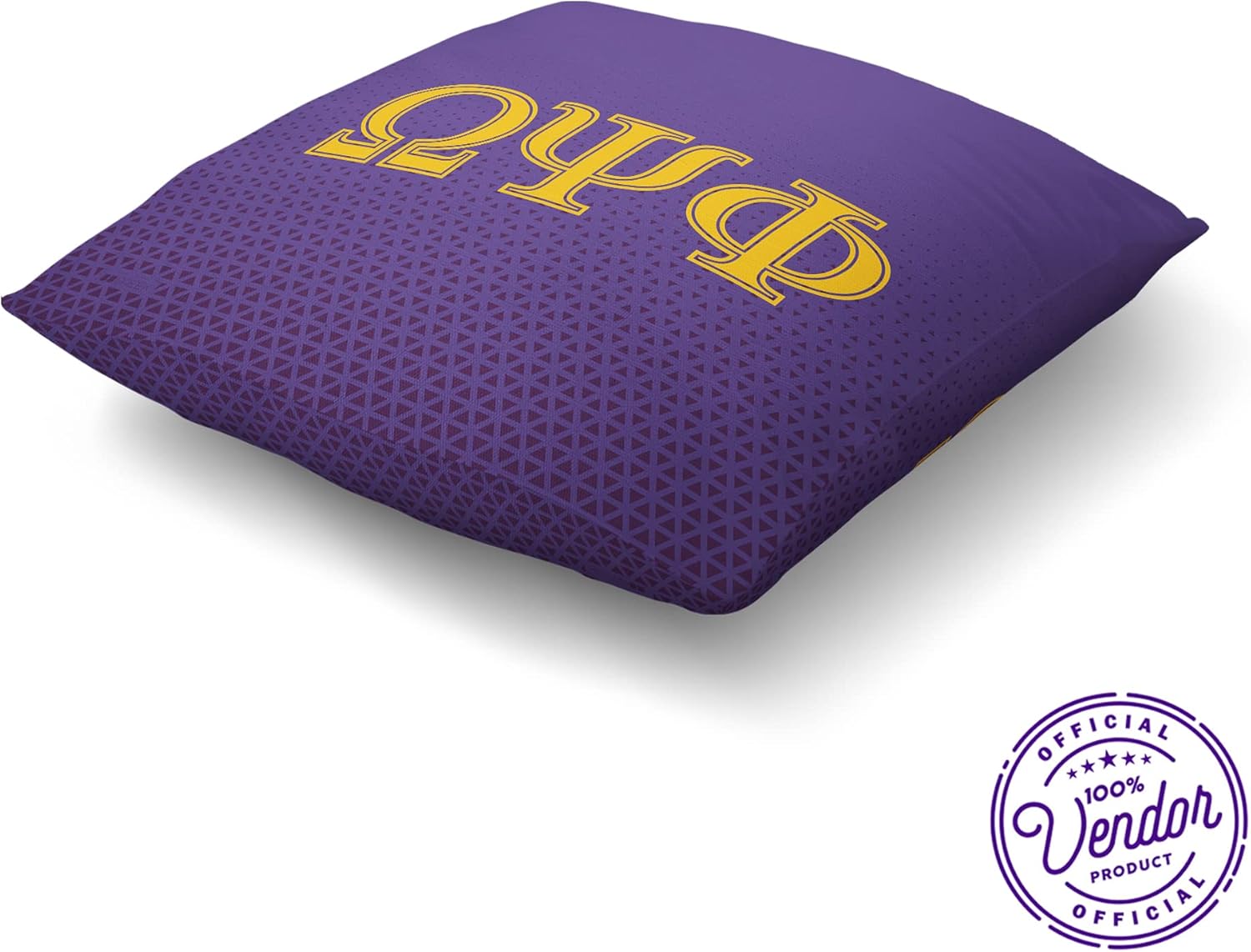 Bad Bananas BBGreek Omega Psi Phi - Official Vendor - Set of Two Throw Pillow Covers - Classic Greek Letters - 16 x 16