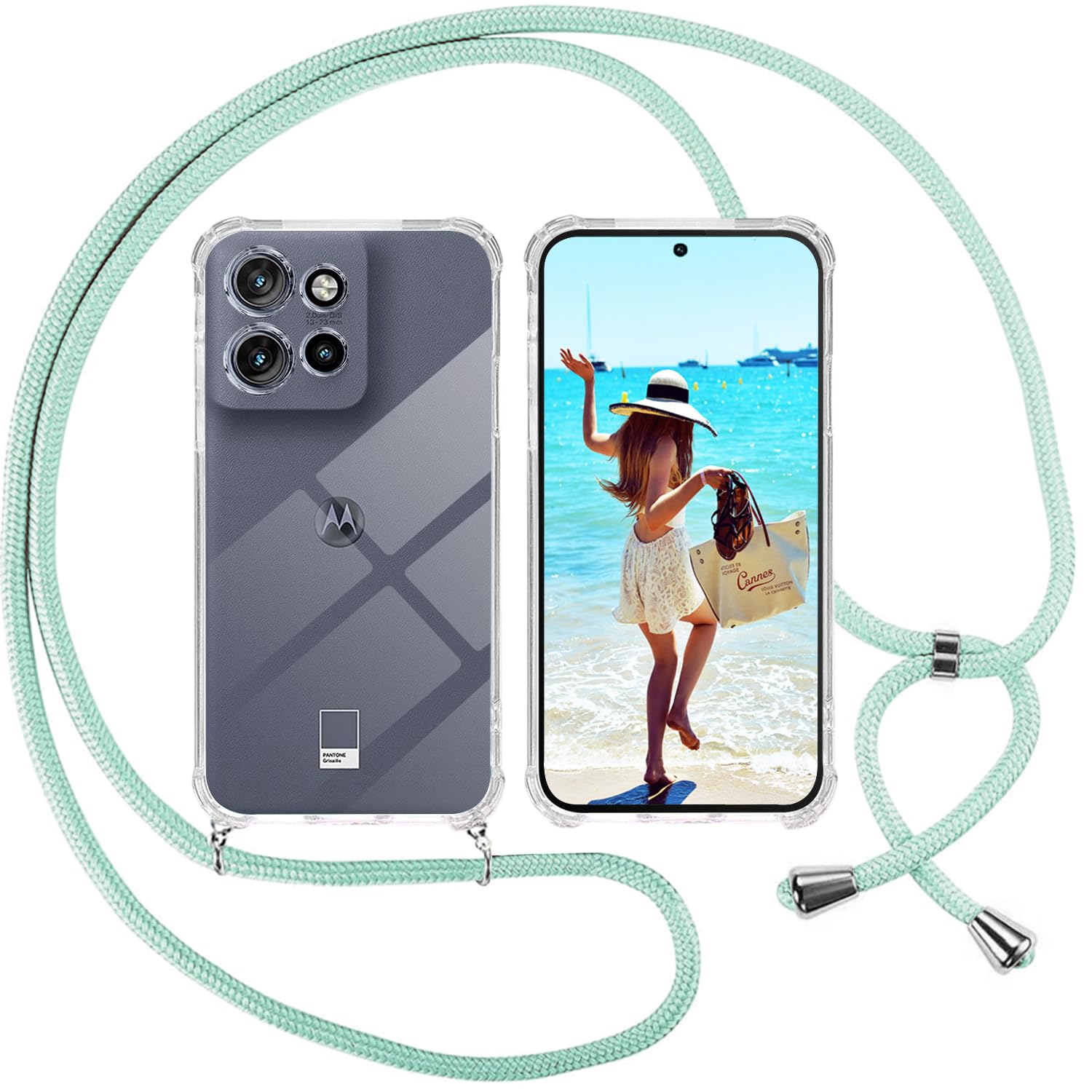 Cover Motorola Edge 20 Pro: Custodia Silicone Ibrida Ultra Resistente