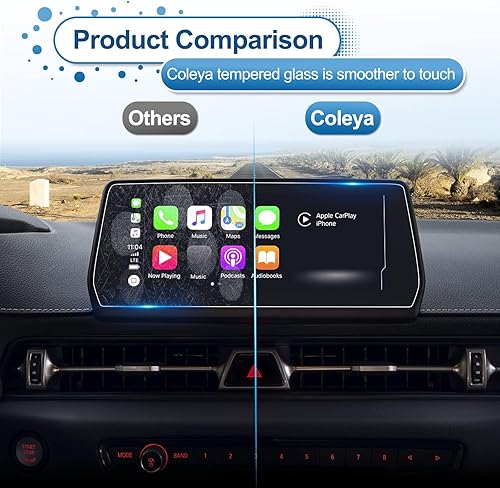 Vista 6 de Protector de pantalla T oyota Supra 2022 2021 2020 para Supra GR Supra (J29/DB) de 8.8 pulgadas, pantalla táctil de navegación de vidrio templado