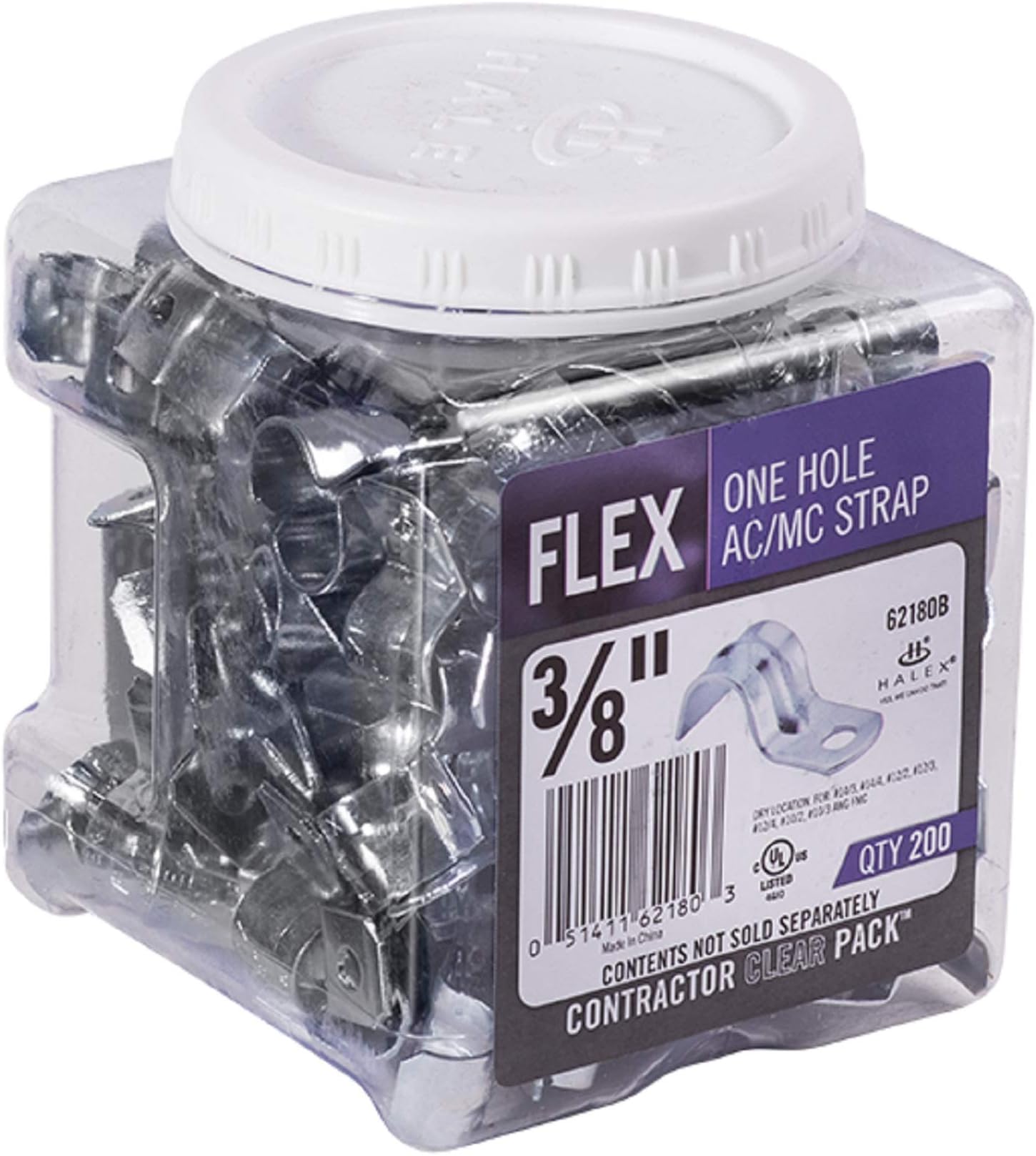 Sigma Engineered Solutions Sigma Electric ProConnex 44919 OneHole BX Strap 3/8Inch Conduit