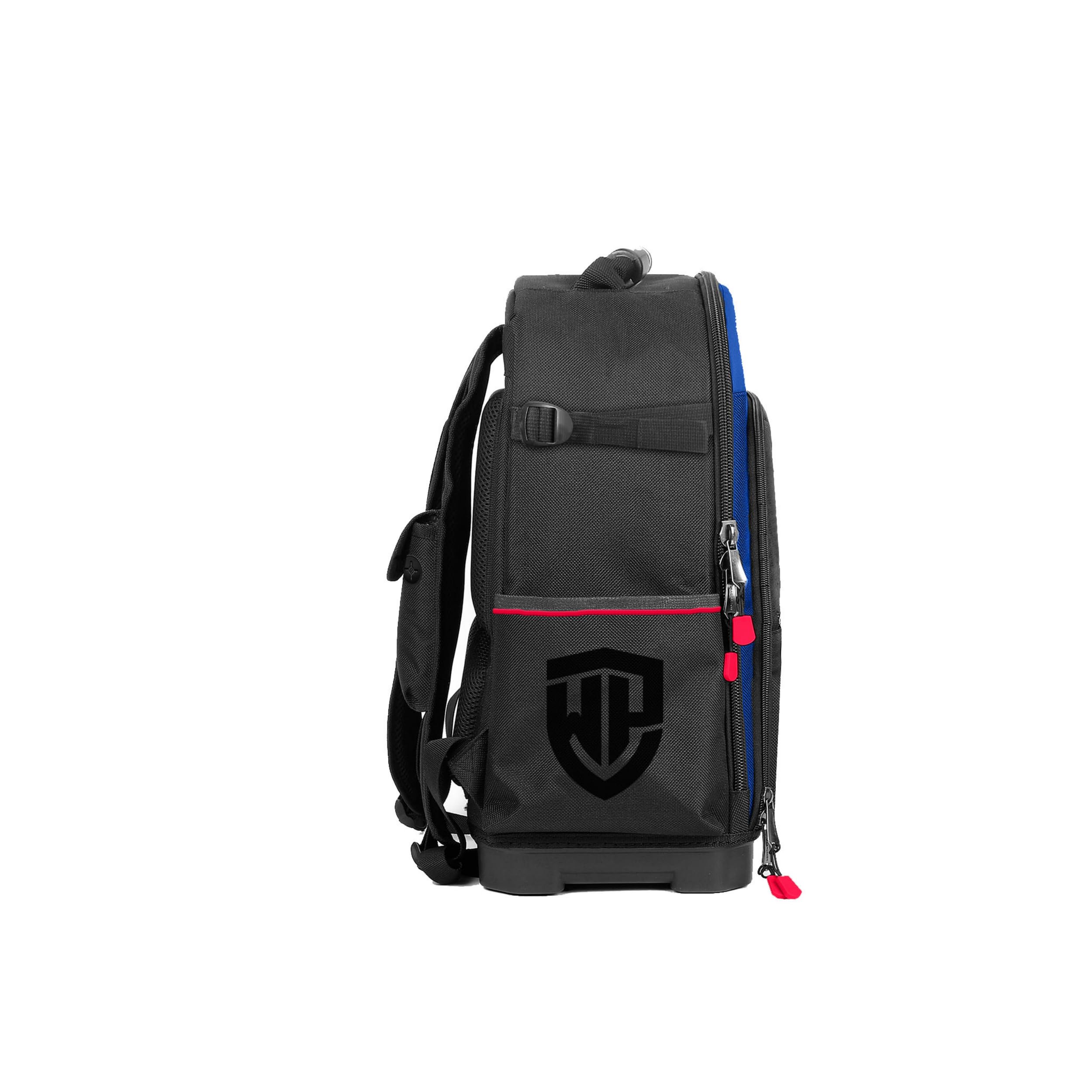 WORKPRO Mochila de herramientas con bolsillos reforzados de poliéster