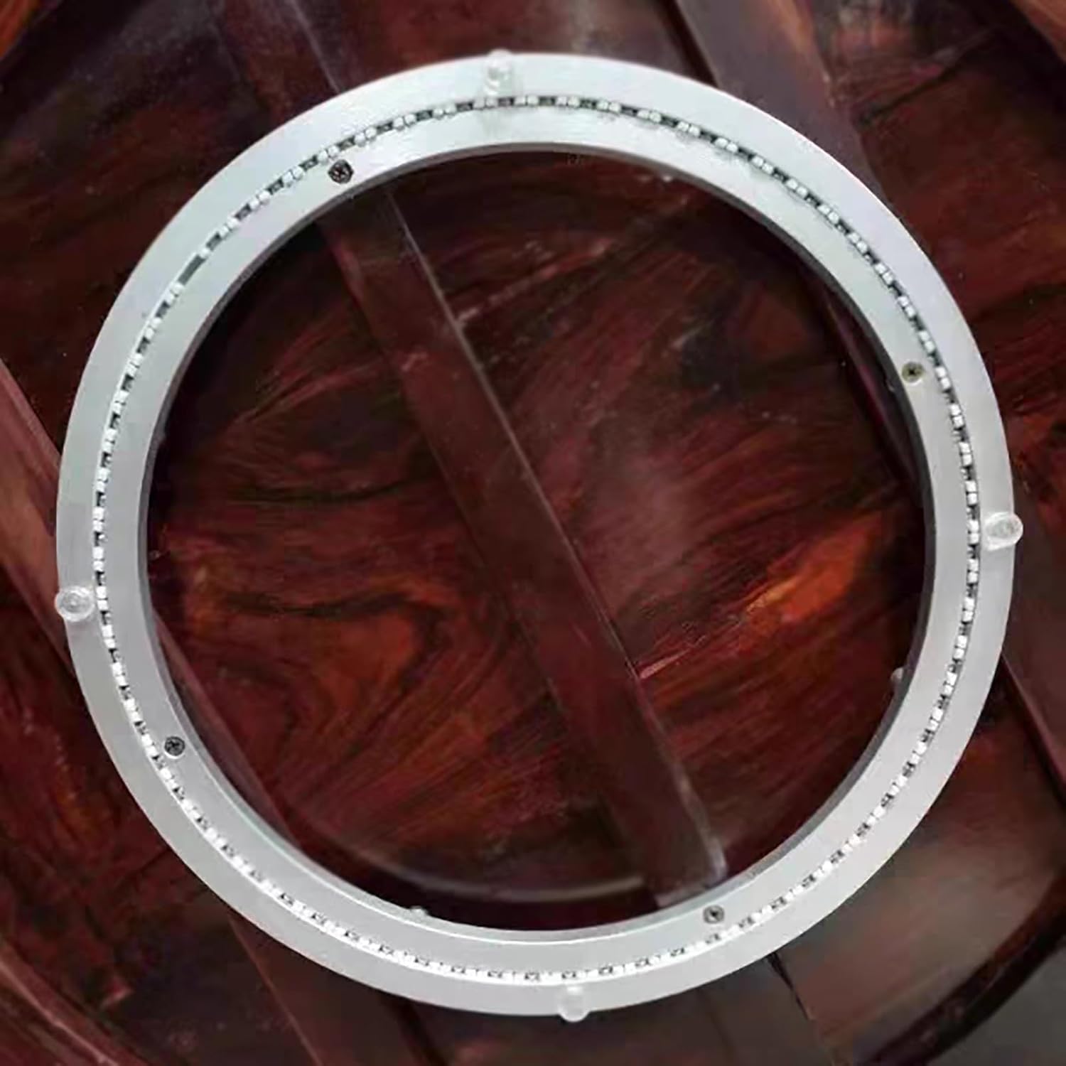 Swivel Turntable Heavy Duty Aluminium Alloy,Lazy Susan Bearing Rotating,Round Smooth Hardware(200mm (8 inches))