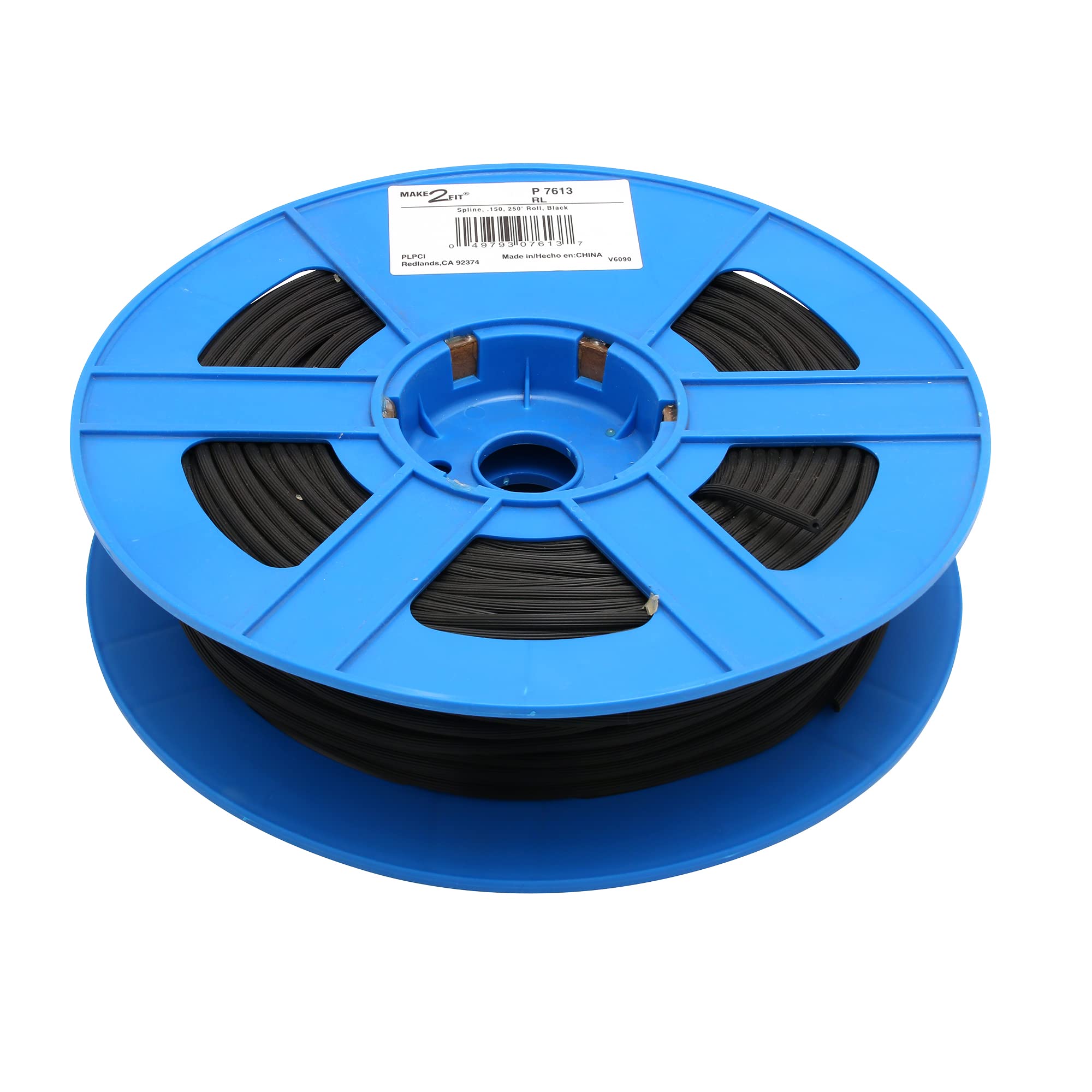 Spline de retenue pour moustiquaire cordon de fixation noir pour cadre de porte