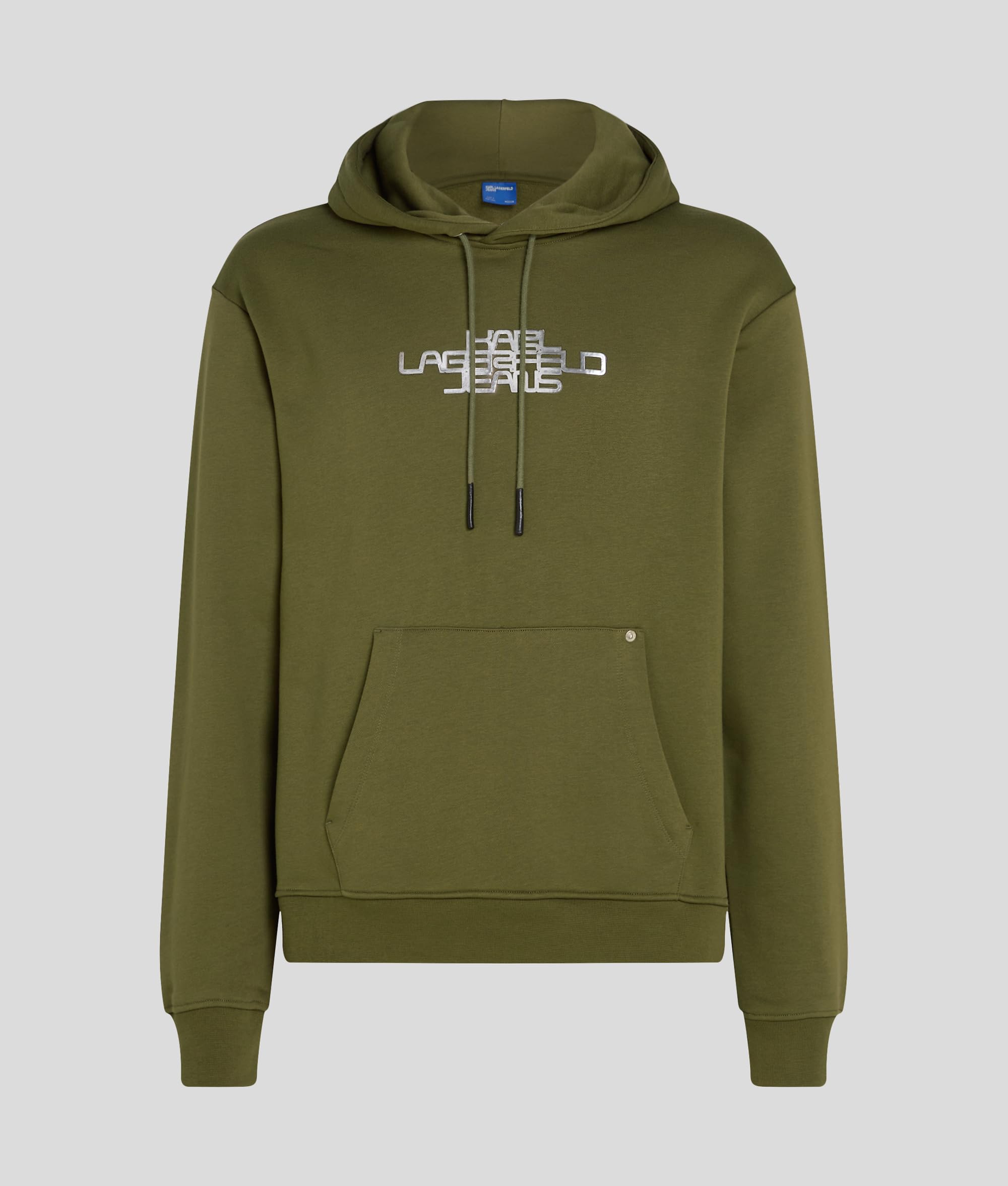 Karl Lagerfeld Jeans Hombre Regular Foil Logo Hoodie