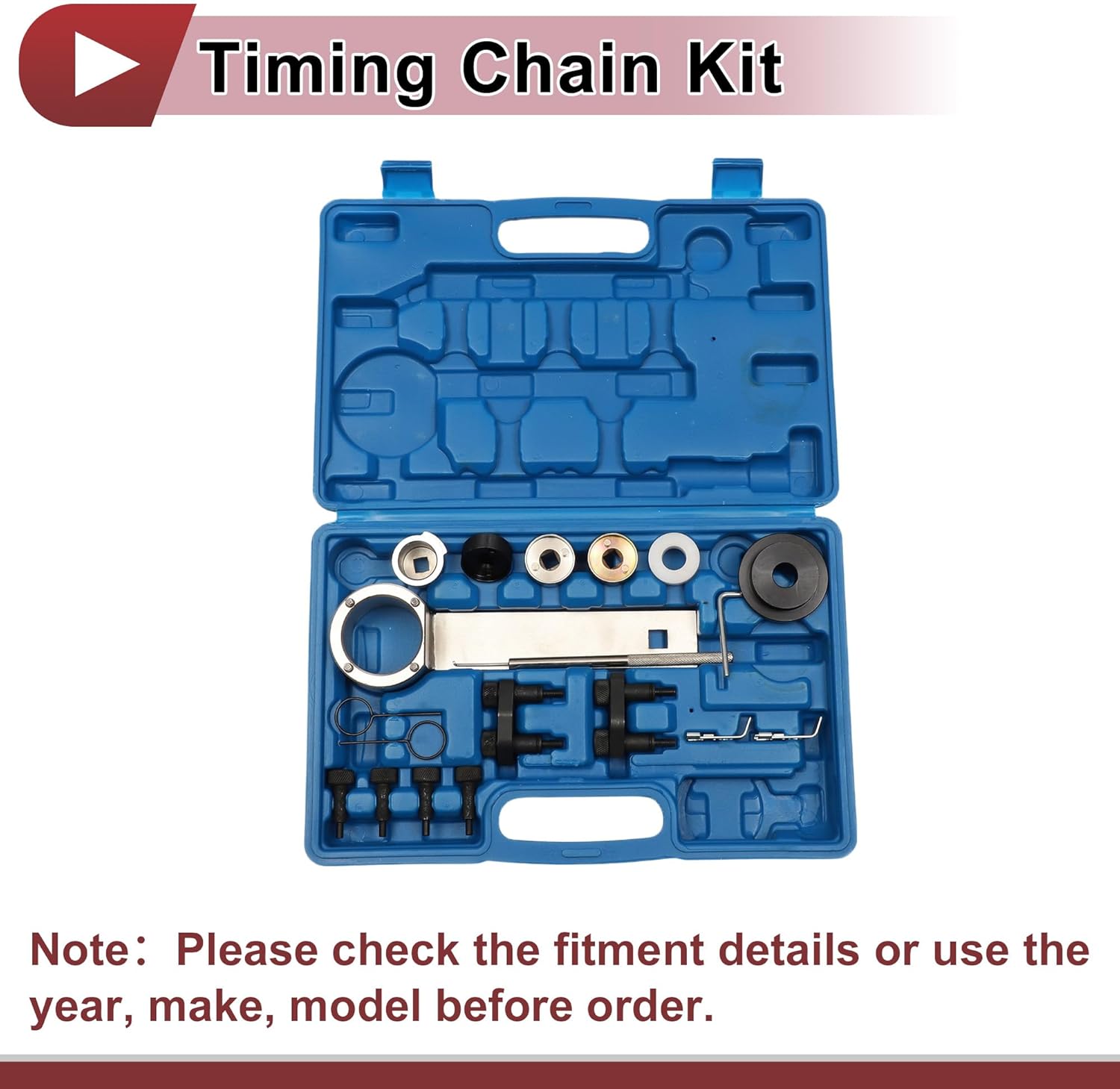 1 Set Engine Timing Chain Kit for Audi A4 A6 TT Q5 A3 A5 for VW Golf Passat Jetta Beetle 2008-2010 No.06K109158AA/06D109611H/06H109467N/06H109467R/06H109158N