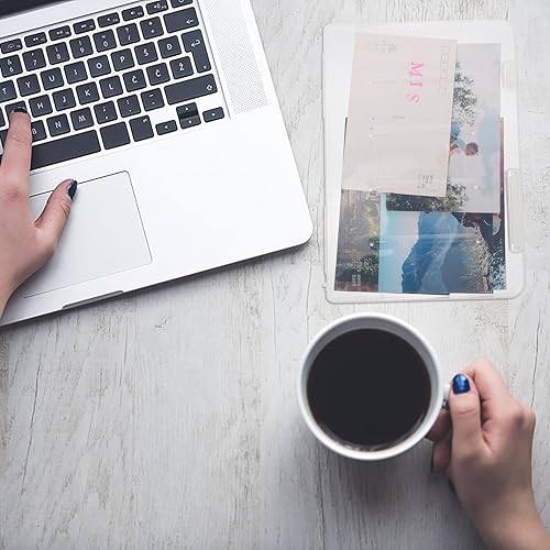 Miniatura 7 de Estuche portátil para proyectos A5, caja de almacenamiento de plástico, letra A5, soporte de papel, documentos, revistas, organizador de papel para