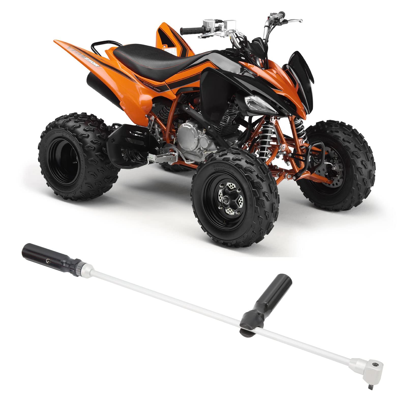 Destornillador Angular de Metal para Carburador, Herramienta de Ajuste de 90 Grados para Motores de Motos de Nieve, ATV, UTV