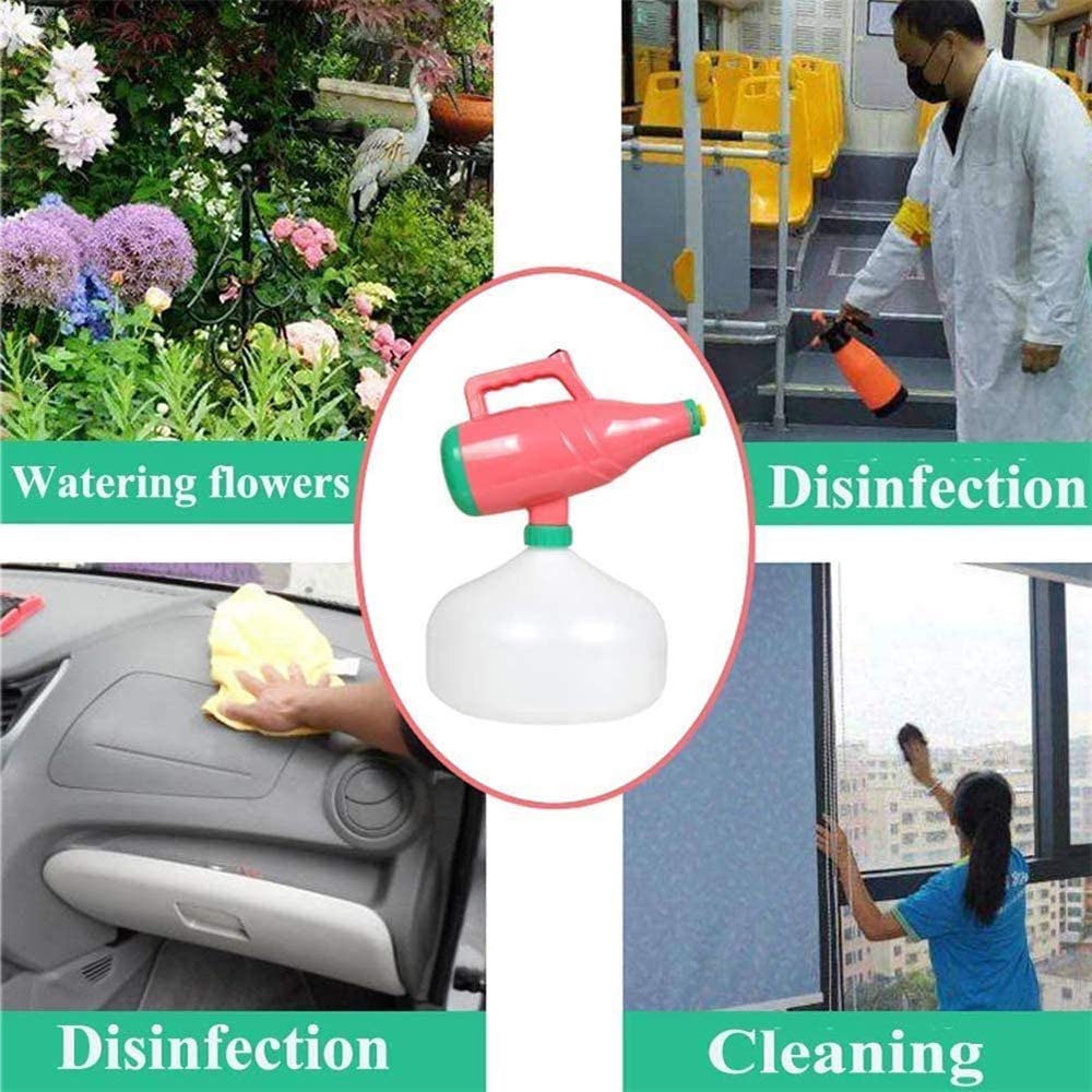 Gaone 5L Electric ULV Sprayer Pump Action Pressure Sprayer Portable Atomizer Disinfectant Fogger Machine, for Indoor Outdoor Garden Family,School,Hospital,Office