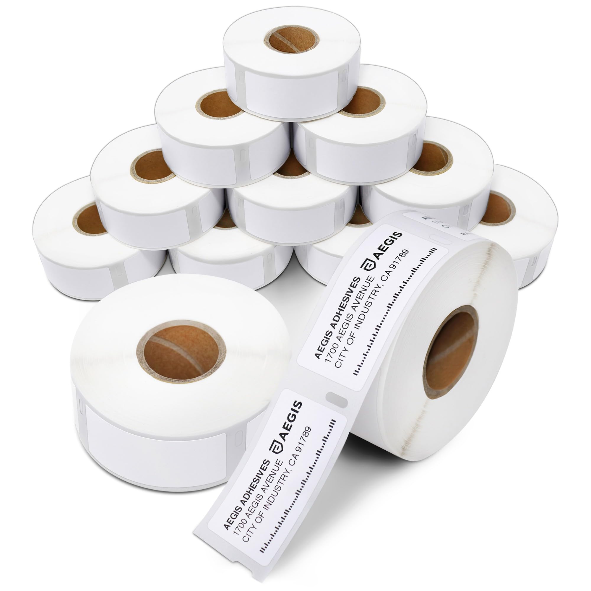 25 x 54 mm (1 x 2-1/8 in) Replacement for DYMO 30336 S0722520 (12 Rolls/6000 Labels) Direct Thermal Address Barcode Labels - Compatible with LabelWriter 450, 450 Turbo, 4XL Printers (NOT 550, 5XL)