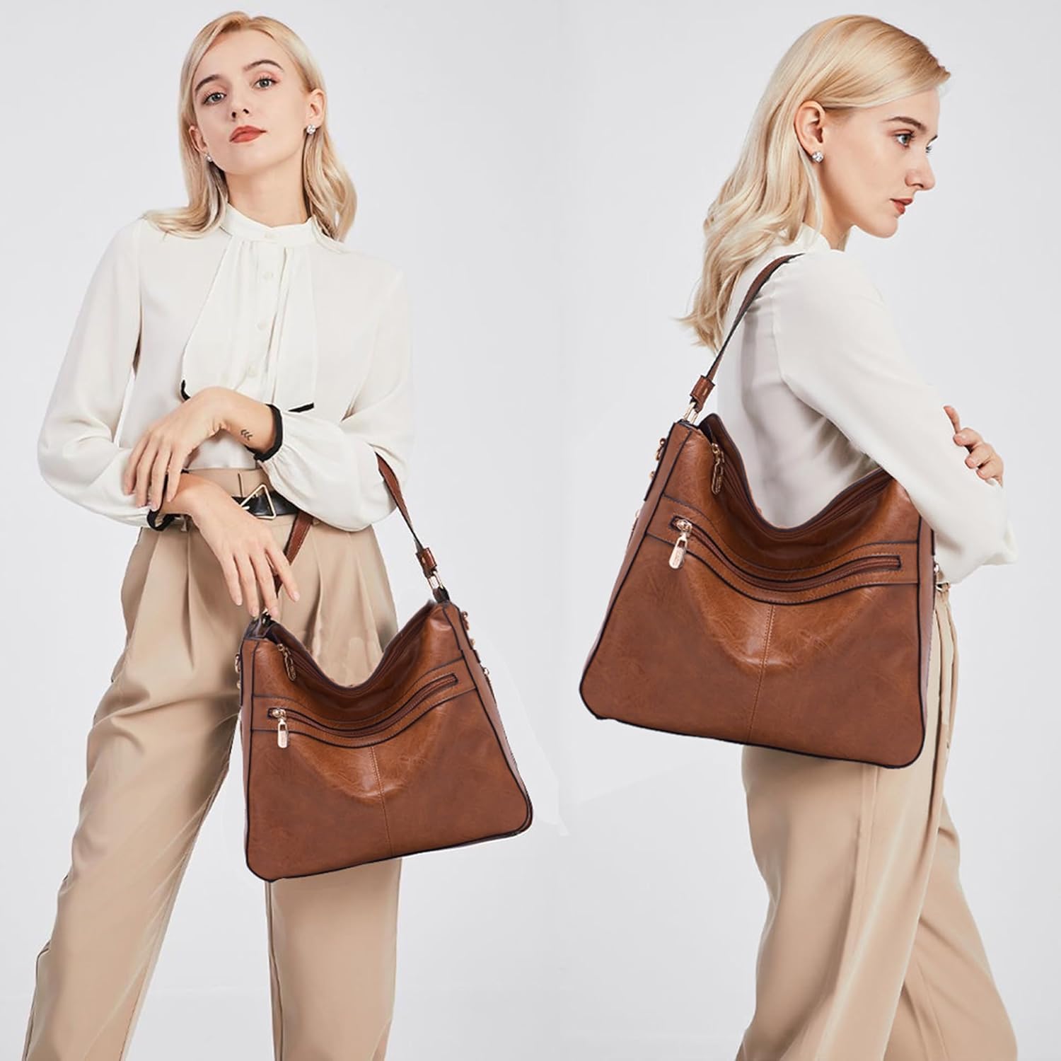 Women Large Crossbody Bags Ladies Satchel Shoulder Handbags Purse and Wallet Set for Women Totes Hobo Purses