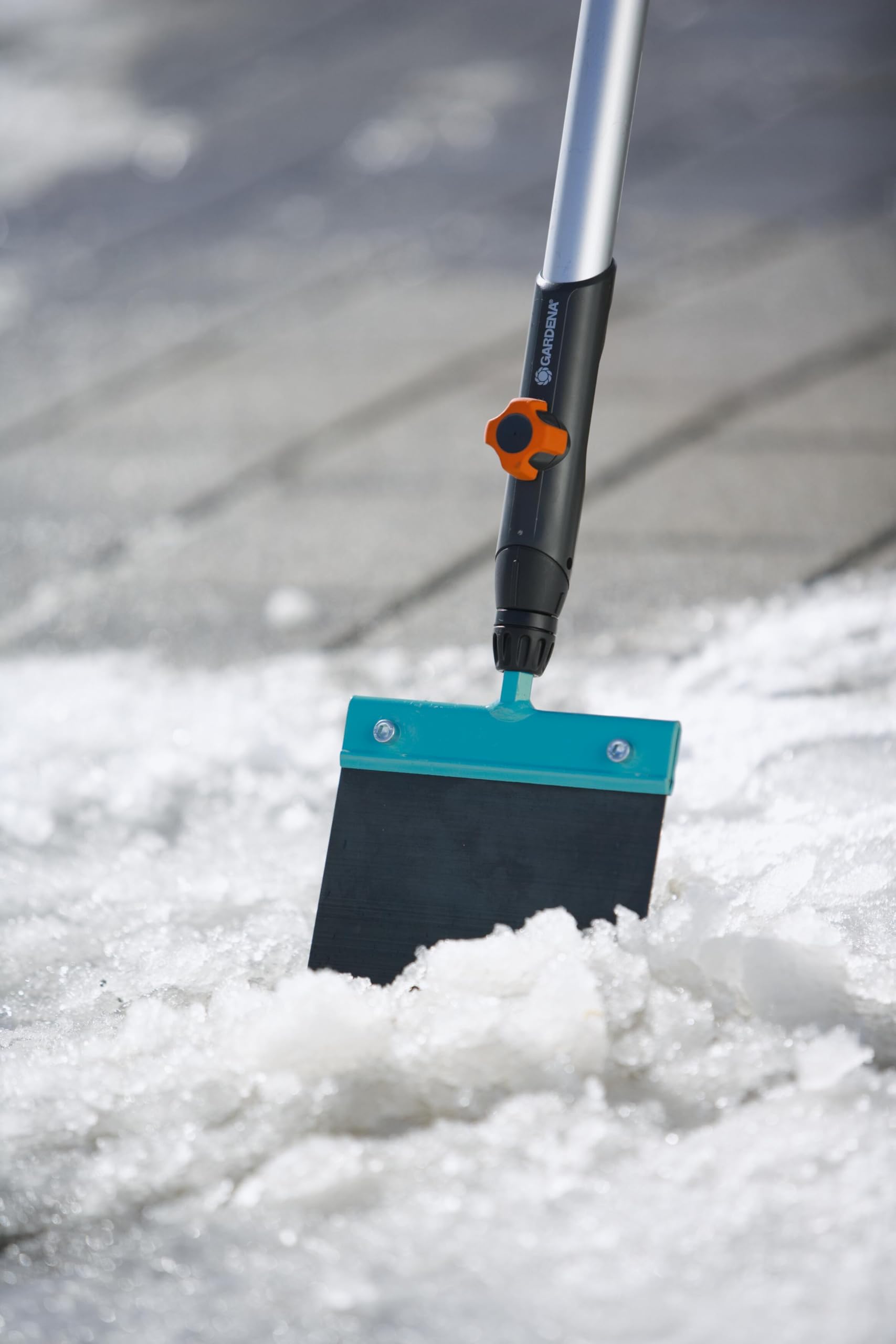 Gardena Rompighiaccio combisystem 15: Raschiaghiaccio, lama in acciaio armonico sostituibile, facile rimozione di ghiaccio/neve,largho 15 cm (3250-20)