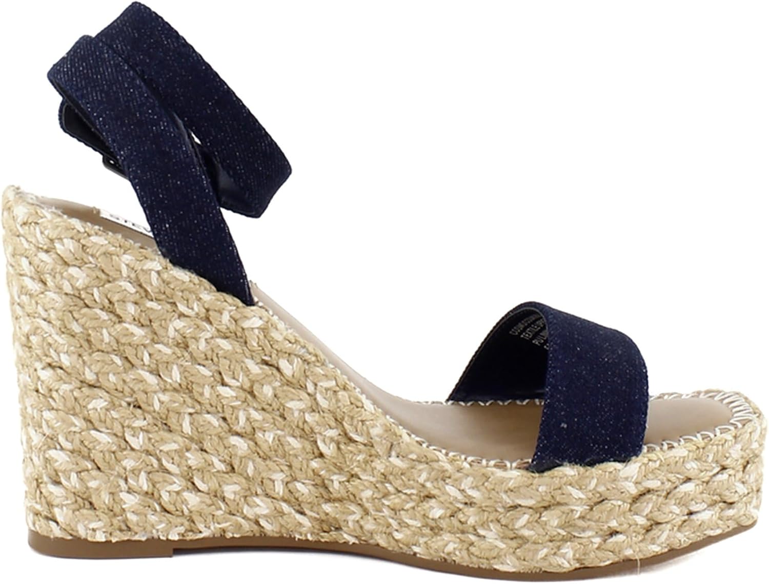 Steve Madden Cosmo Women's Sandals Denim Fabric Size 7.5 M - Image 6