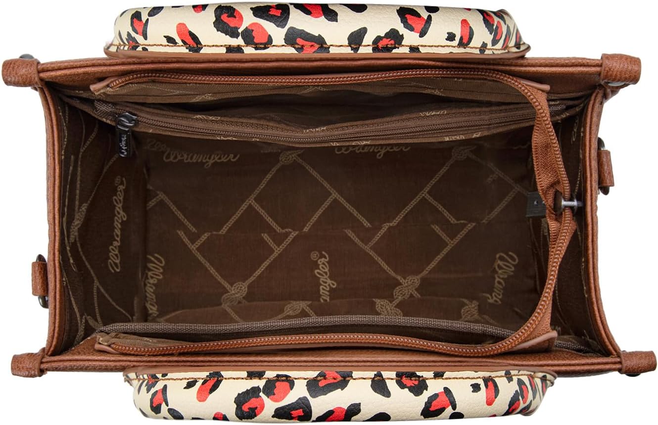 Wrangler Tote Bag for Women Western Purse with Boho Shoulder Strap Medium Satchel Top Handle Purses and Handbags - Image 6