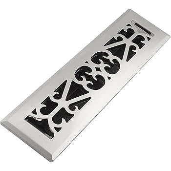 Decor Grates Sph212 Nkl Floor Register 2x12 Brushed Nickel Finish Heating Vents Amazon Com