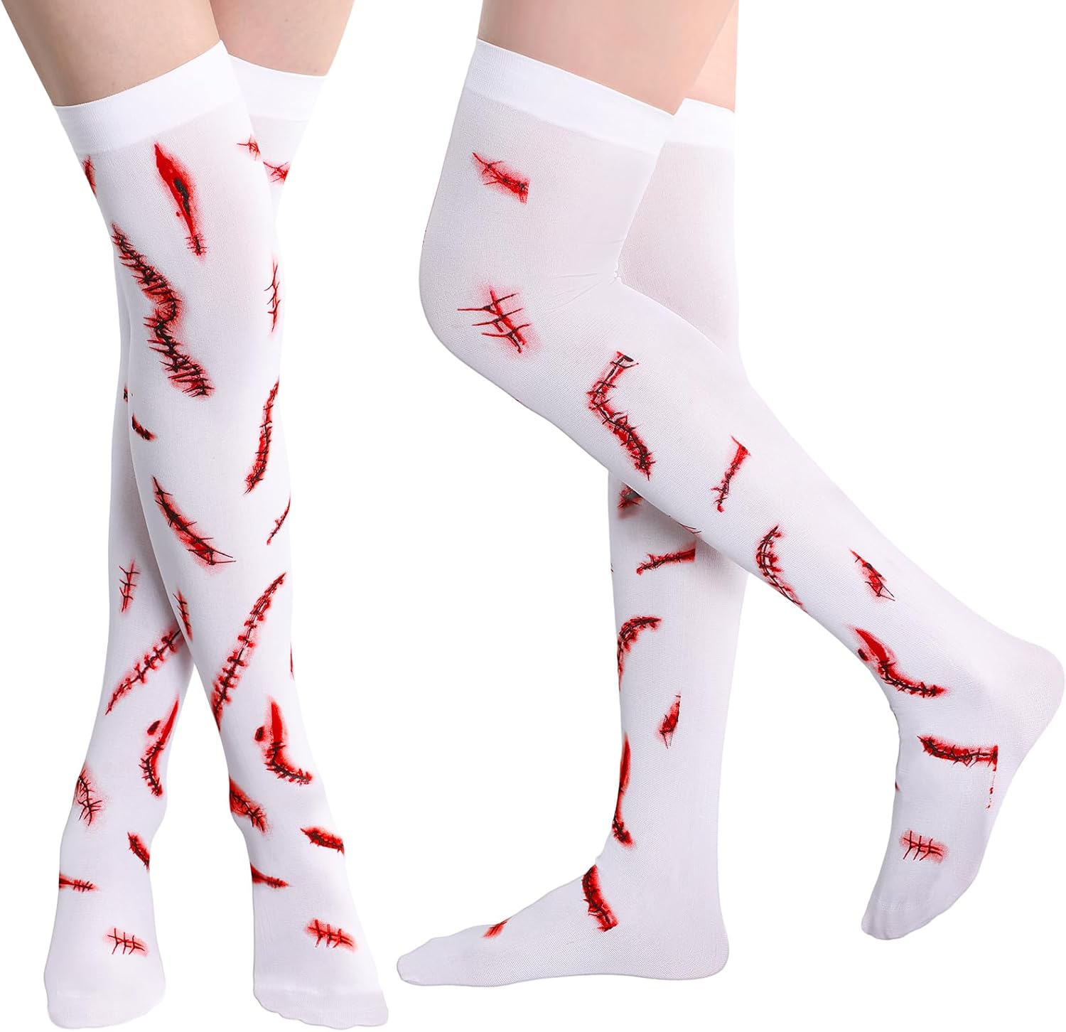 1 pair Women Stockings High Socks for Halloween Cosplay Costume,
