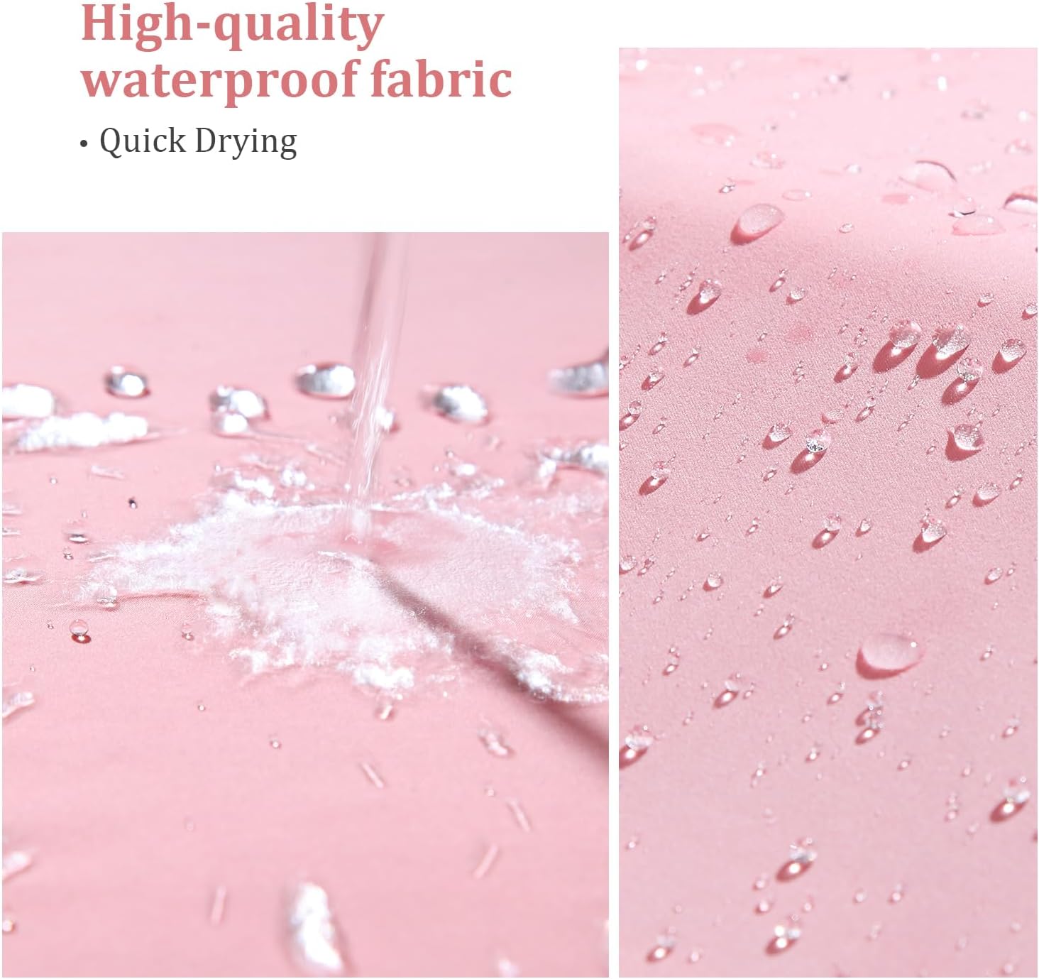 Standard Bathtub Shower Curtain 120 GSM Polyester Waterproof Quick Drying Weighted Hem Dual Installation,72" W x 72" H