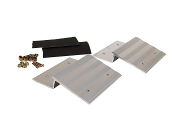 CargoSmart Model 1231, 8 Aluminum Ramp Plate Kit, Create Your Own Ramps to Easily and Safely Load & Unload ATVs, Motorcycles, Lawn Equipment, Can Be Used with Trucks, Vans Or Trailers, 2-Pack